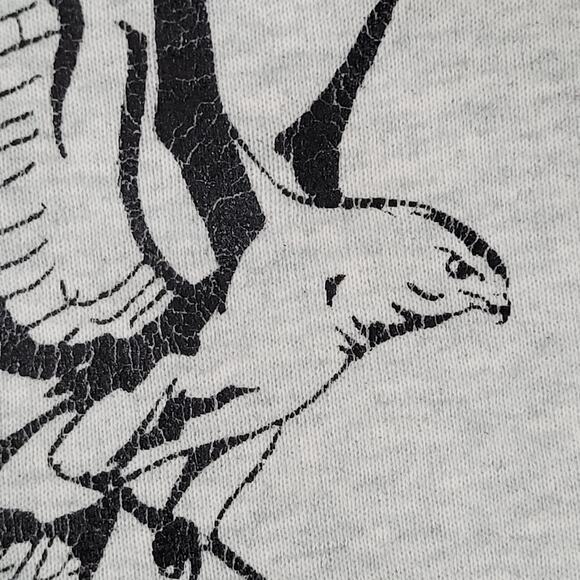 Vintage Skinner-Magnet Center Sweatshirt Womens L 23x23 Crop - Picture 10 of 13